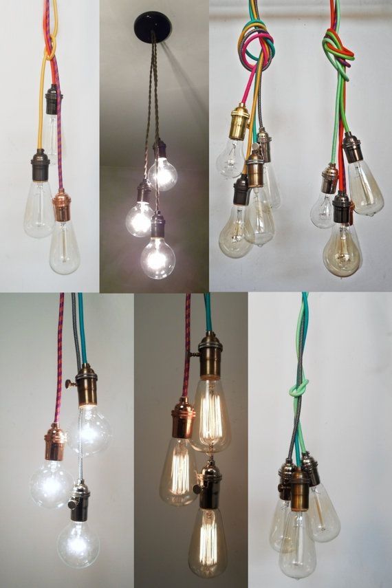 Brilliant Wellliked Coloured Pendant Cord Throughout Coloured Cord Pendant Lights Tequestadrum (View 9 of 25)