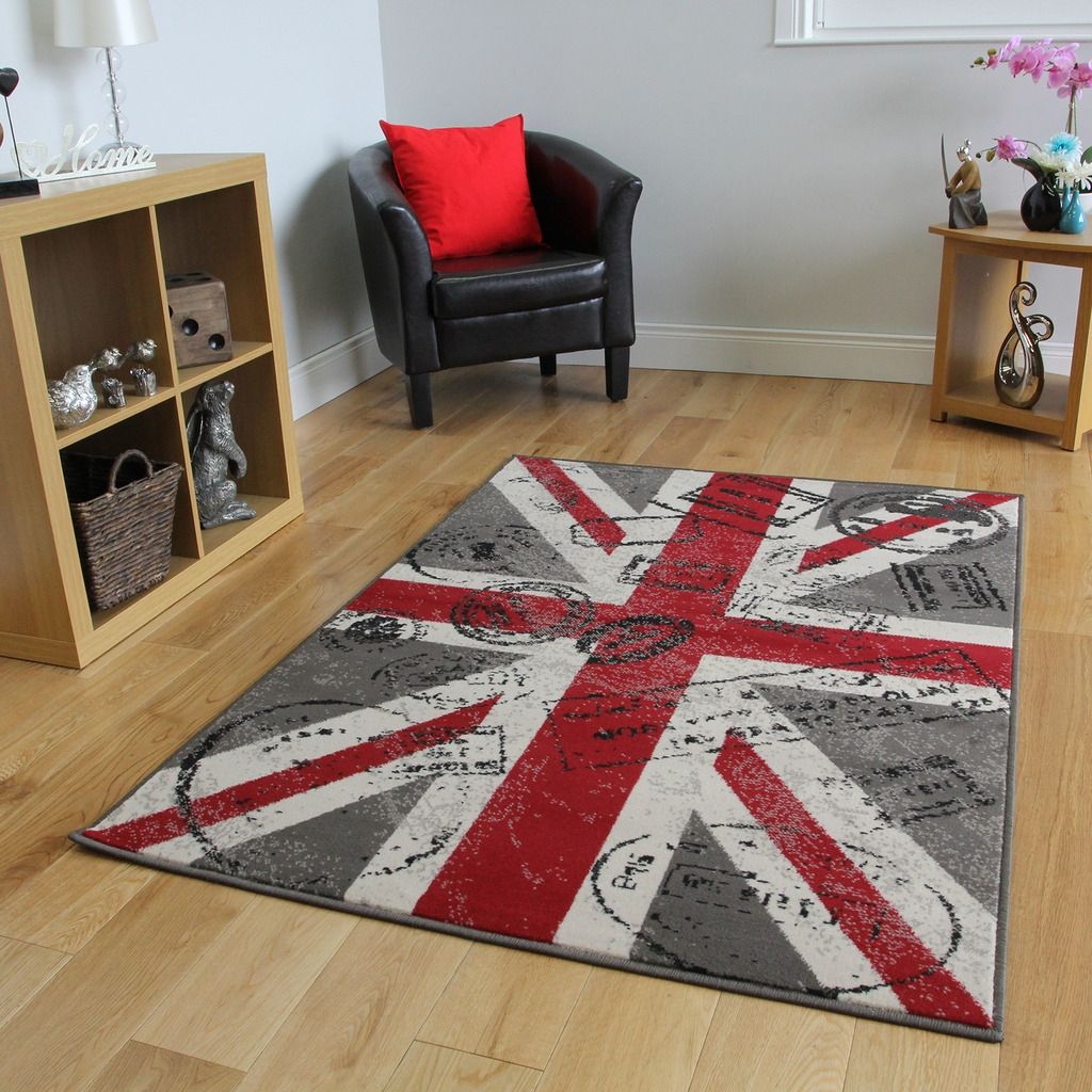 Brown Union Jack Rug Roselawnlutheran Intended For Union Jack Rugs (View 5 of 15)