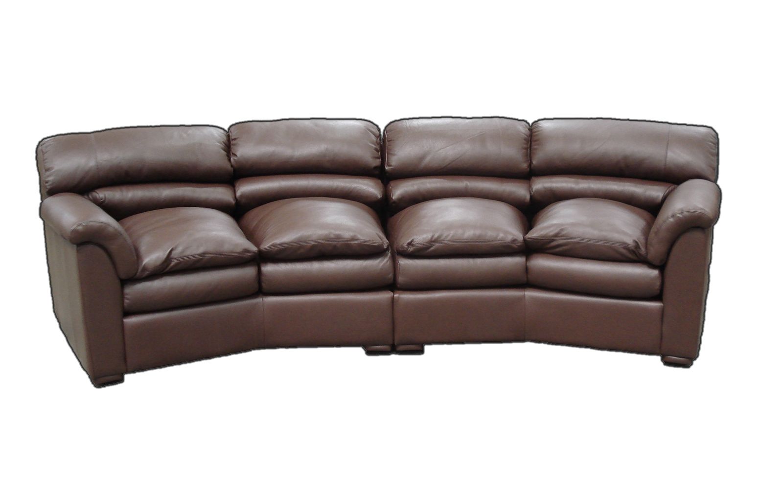 Canyon 4 Seat Conversation Sofa Omnia Leather With 4 Seat Couch (View 14 of 15)