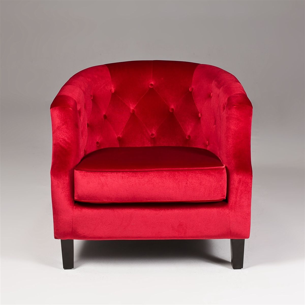 Chair Velvet Accent Chair Red Sofa Velvet Sofas Tufted Sofas With Regard To Red Sofa Chairs (View 1 of 15)