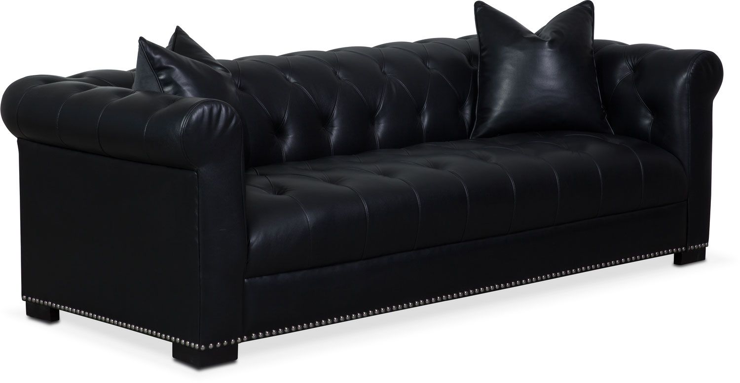 Couture Sofa Chair And Swivel Chair Set Black American In Sofa With Swivel Chair (View 4 of 15)
