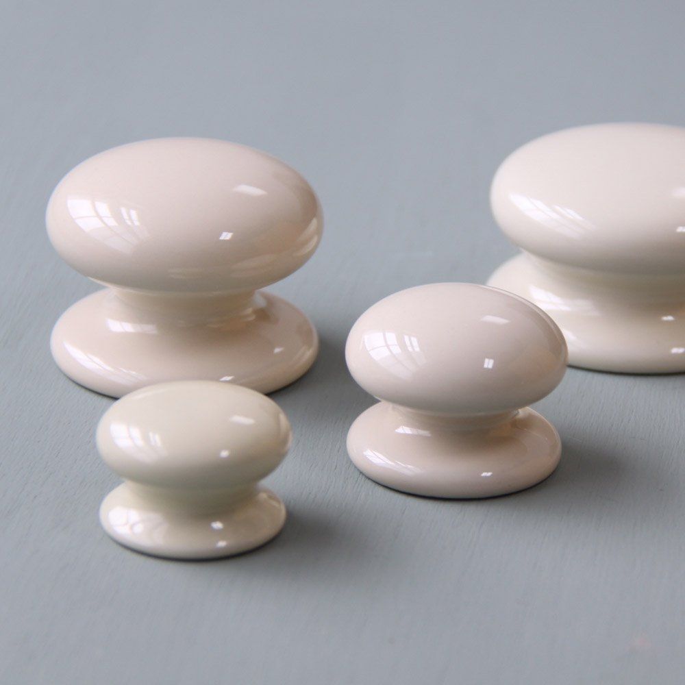 Cream Ceramic Cabinet Knobs Regarding Porcelain Cupboard Knobs (View 13 of 25)