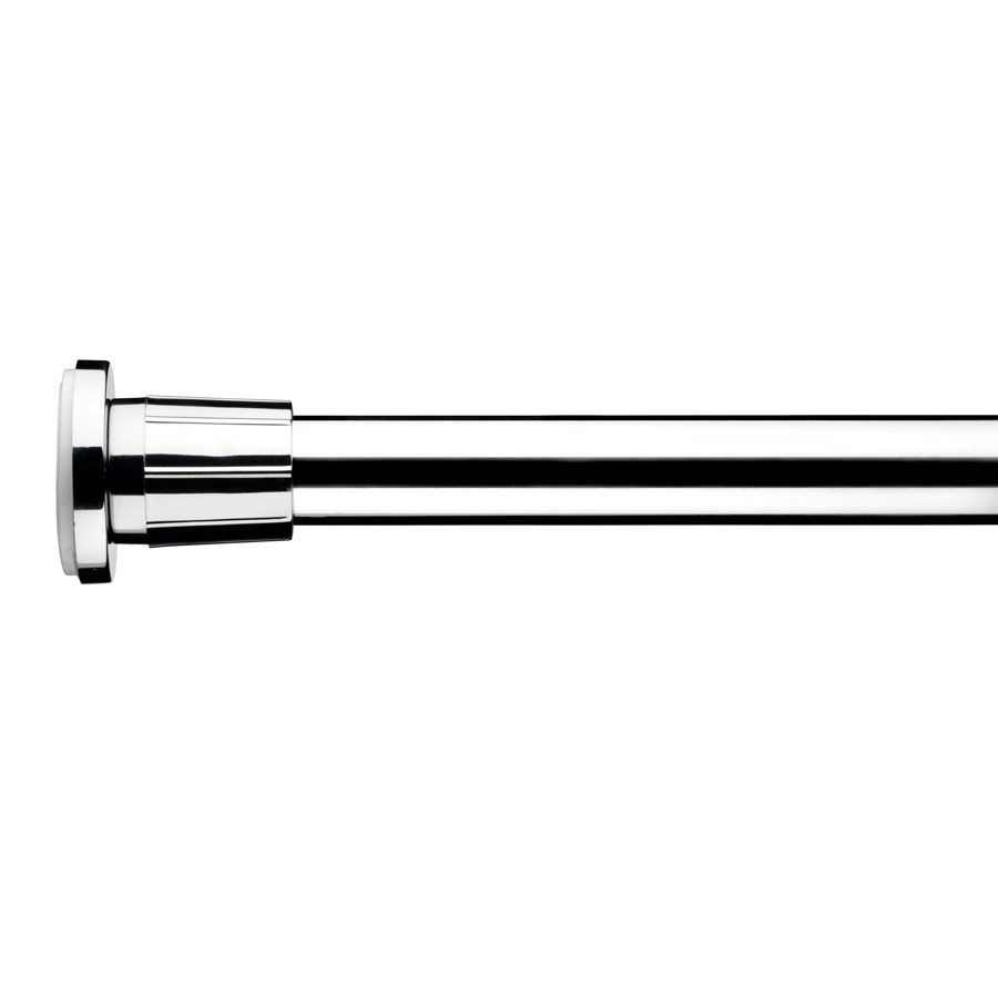 Croydex Extendable Shower Curtain Pole Chrome Robert Dyas Throughout Shower Curtains Poles (View 25 of 25)