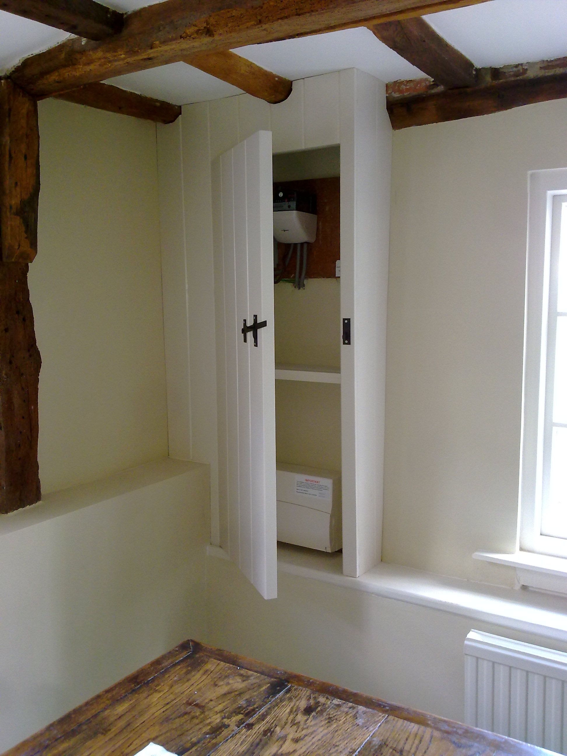 Cupboard Concealing Electrical Meter Cellar Playroom Intended For Hallway Cupboard Doors (Photo 23 of 25)