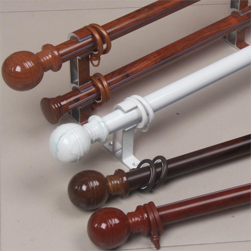 Curtains Metal Curtain Rods Wood Curtain Rods And Finials Regarding Metal Curtain Rod Finials (View 9 of 25)