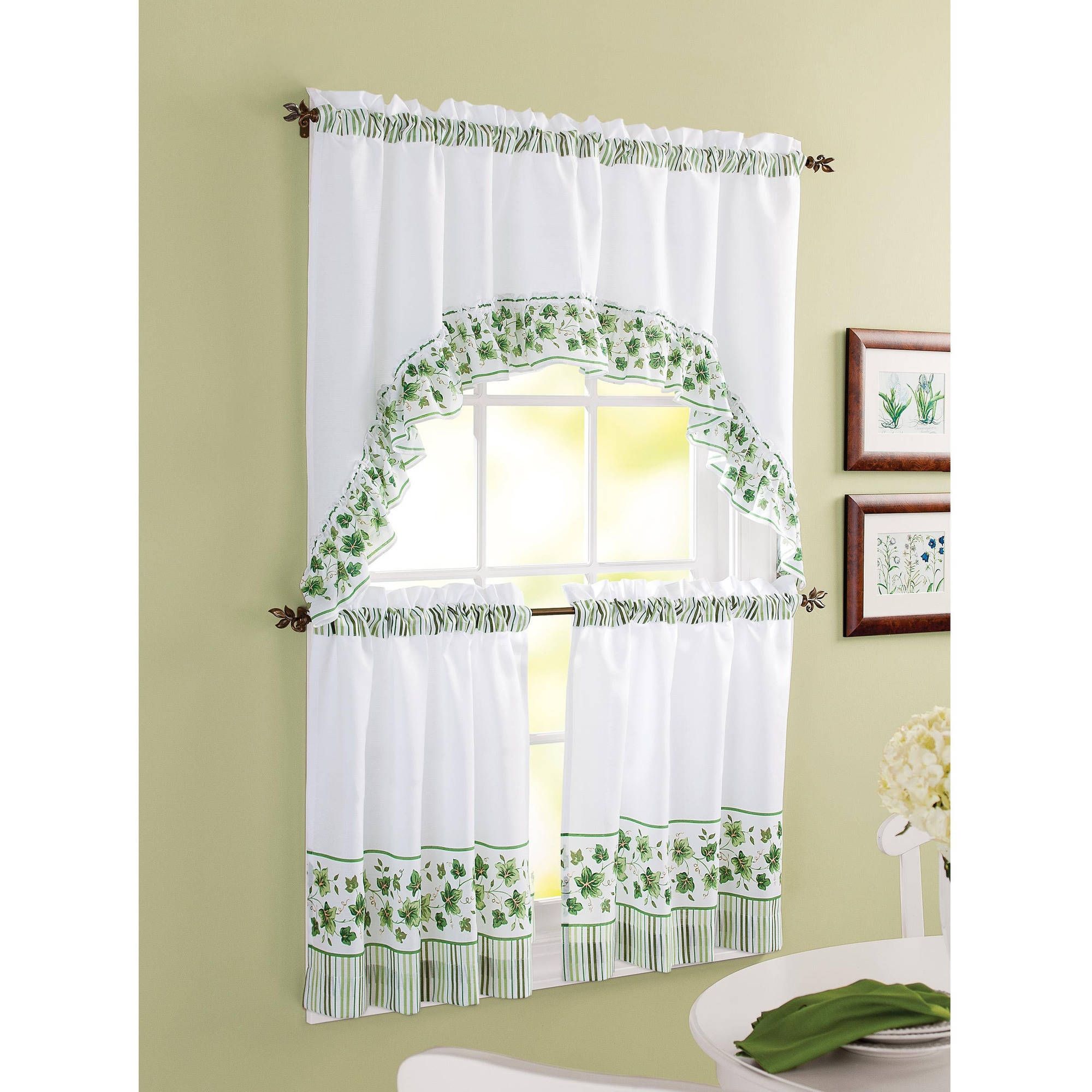 Curtains Sage Green Kitchen Curtains Decor Inspiring Wakefield Pertaining To Sage Green Kitchen Curtains (View 5 of 25)