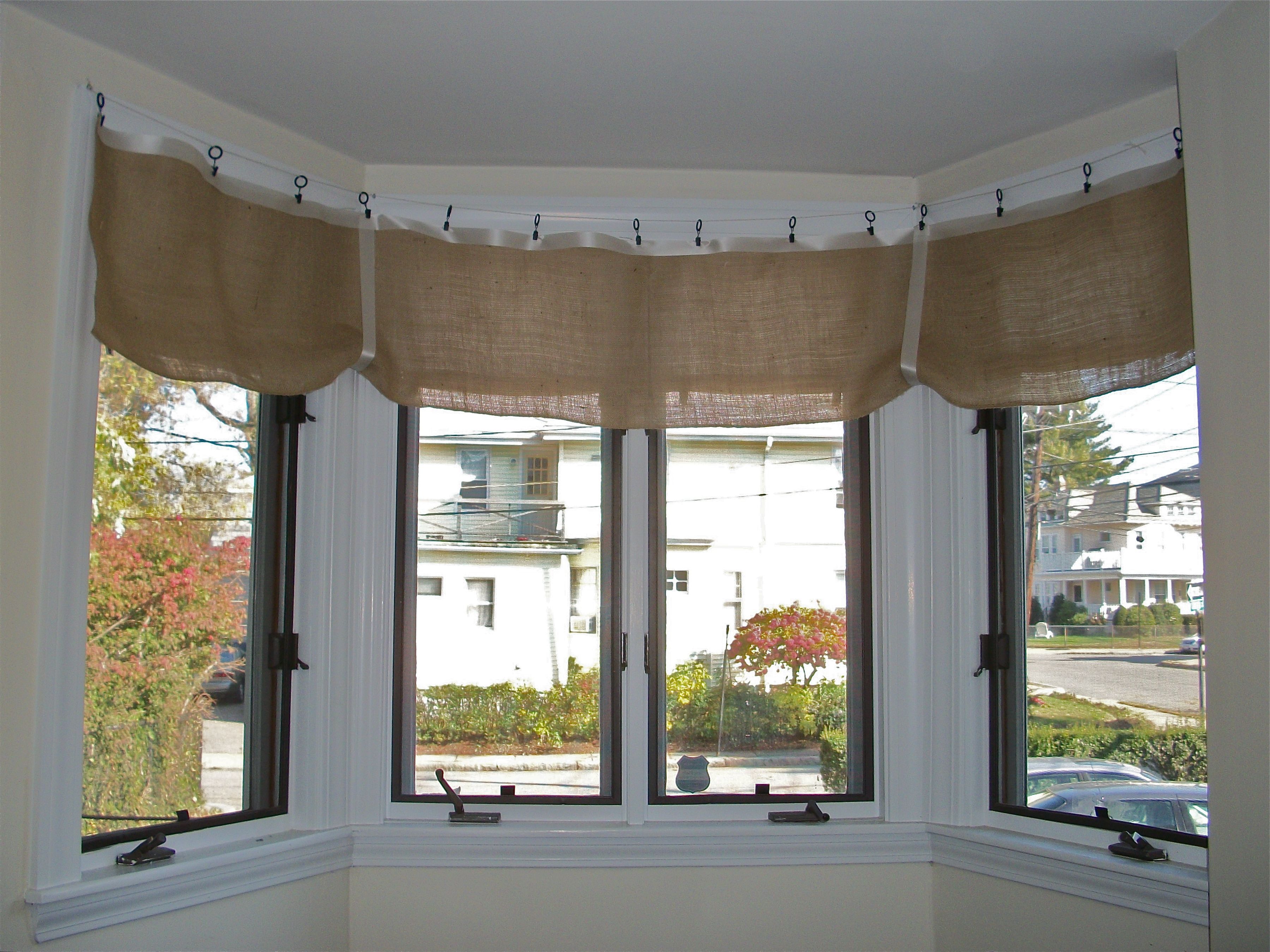 Decor Lined Burlap Curtains And Burlap Valance With Regard To Burlap Curtains (View 25 of 25)