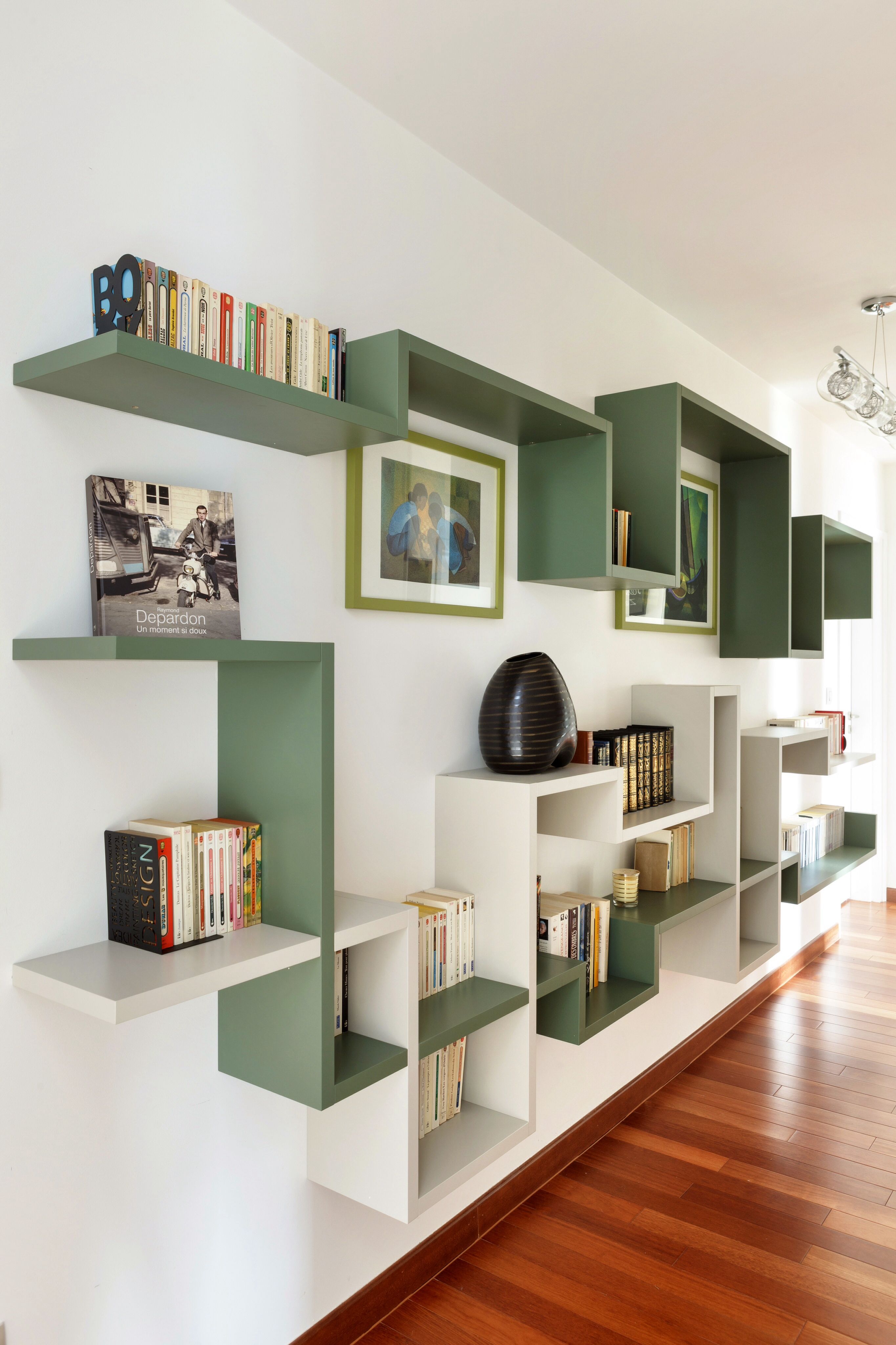 Decorative Plasterboard Partition Walls With Shelves In Modern Within Shelves On Plasterboard (View 13 of 15)