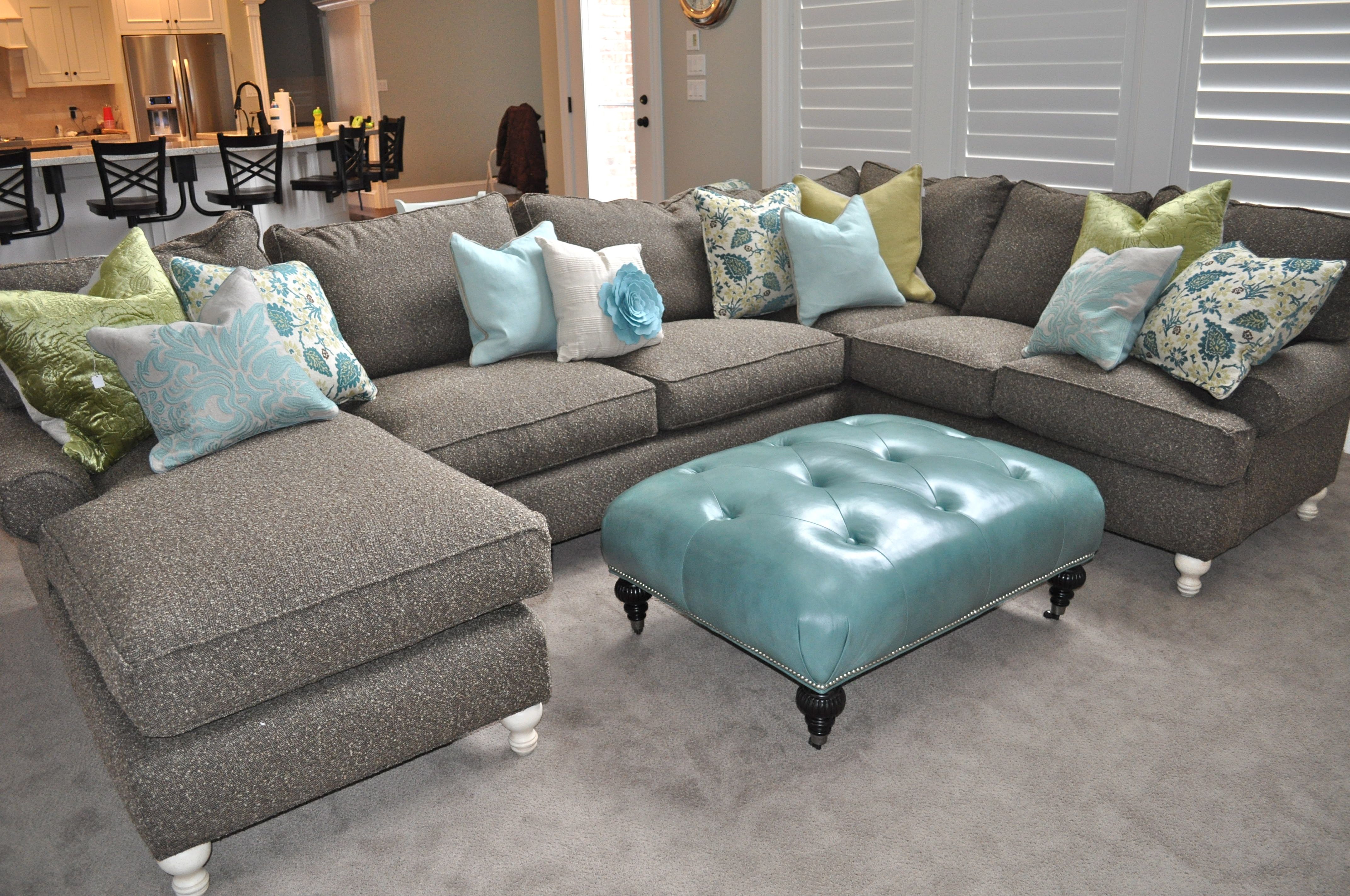 Depiction Of U Shaped Sectional With Chaise Design Furniture Intended For Grey Sofa Chairs (View 6 of 15)