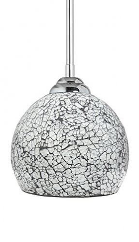 Excellent Deluxe Crackle Glass Pendant Lights With Glass Pendant Lighting For Kitchen Foter (View 4 of 25)