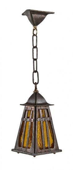Excellent Fashionable Arts And Crafts Pendant Lights With Regard To Early 20th Century Hammered Arts And Crafts Iron Fixture (View 20 of 25)