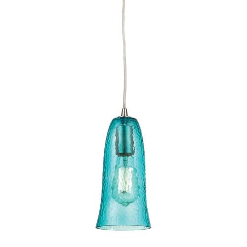 Excellent Variety Of Aqua Glass Pendant Lights Regarding Aqua Glass Pendant Lighting Bellacor (Photo 14 of 25)