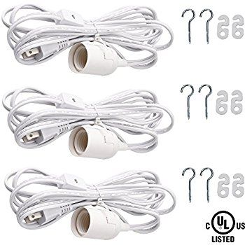 Excellent Widely Used Pendant Light Extension Kits With Single Socket Pendant Light Cord Kit For Lanterns 15ft Ul Listed (Photo 13 of 25)