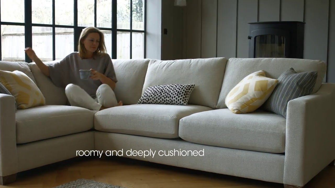 Fabric Modular Corner Sofa Ambrose Furniture Village Youtube Pertaining To Corner Sofa Chairs (View 3 of 15)