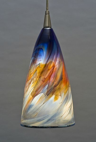 Fantastic Latest Blown Glass Mini Pendant Lights Throughout Nautical Blue Pendant Lamp Bryan Goldenberg Customize Your (View 20 of 25)