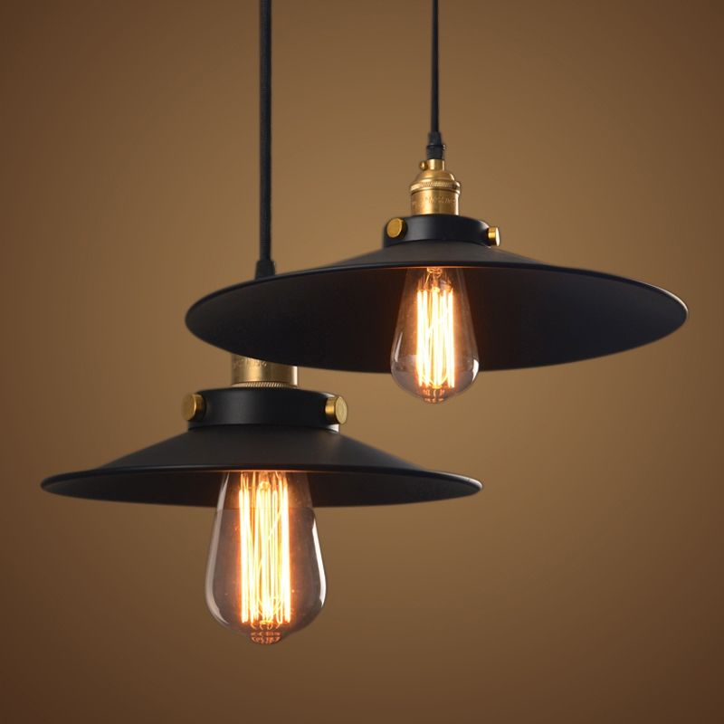 Fantastic Popular Retro Pendant Lights Intended For Aliexpress Buy Vintage Industrial Lamp 36cm Lampara Retro (View 19 of 25)