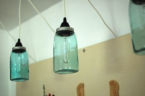Fantastic Wellliked Mason Jar Pendant Lights Throughout Weekend Project Mason Jar Pendant Lights Poppytalk (View 18 of 25)