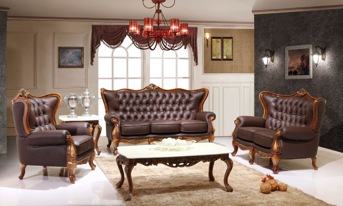 Featured Item Leather Victorian Living Room 995 Victorian Within Victorian Leather Sofas (View 7 of 15)
