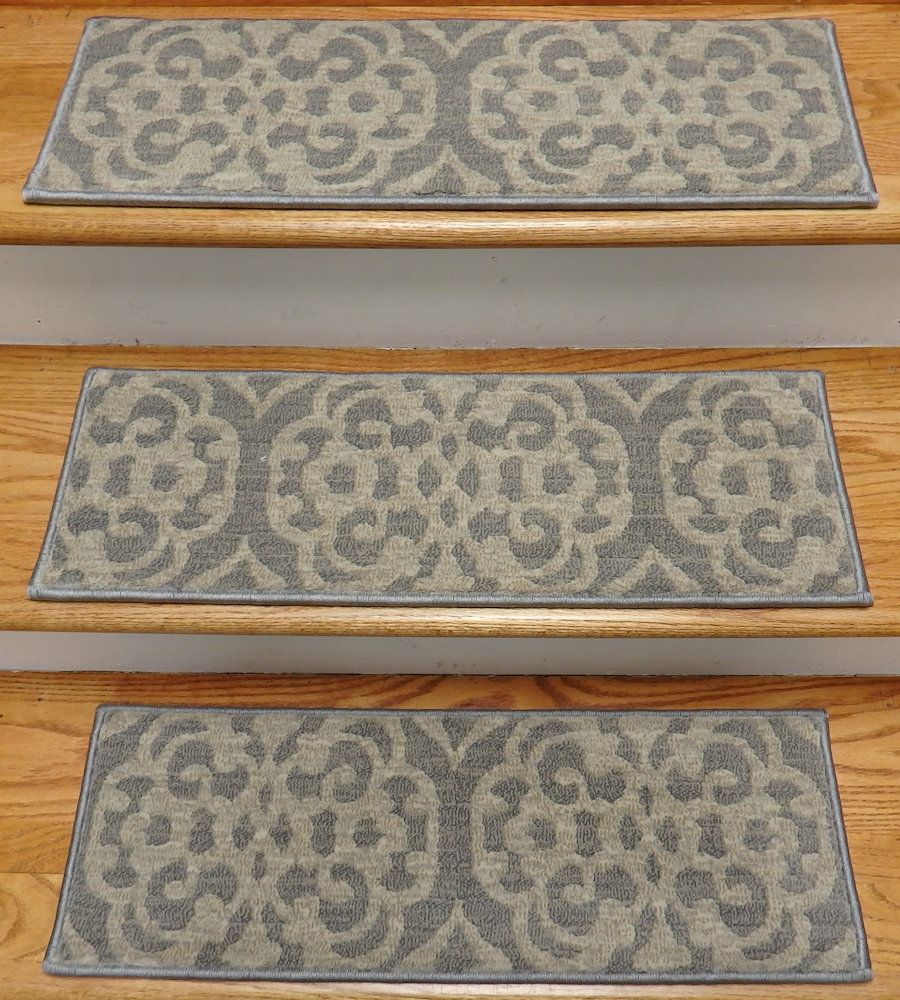 Finished Carpet Stair Treads Tread Sets For Stairs Carpet Treads In Rectangular Stair Tread Rugs (View 4 of 15)
