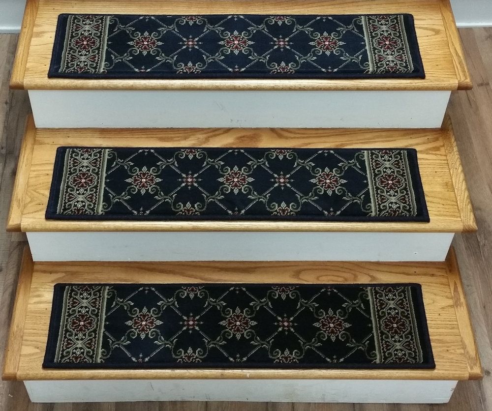 Finished Carpet Stair Treads Tread Sets For Stairs Carpet Treads In Stair Treads And Matching Rugs (View 14 of 15)