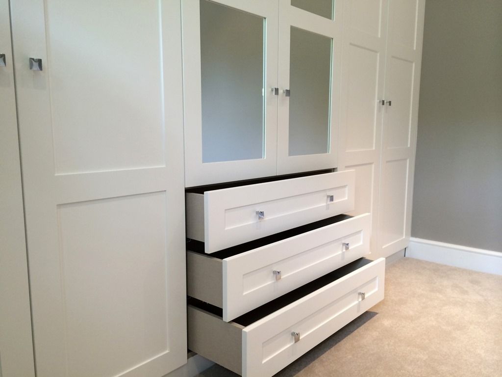 Fitted Bedrooms Built In Wardrobes London Bespoke Interiors Pertaining To Drawers For Fitted Wardrobes (View 6 of 15)