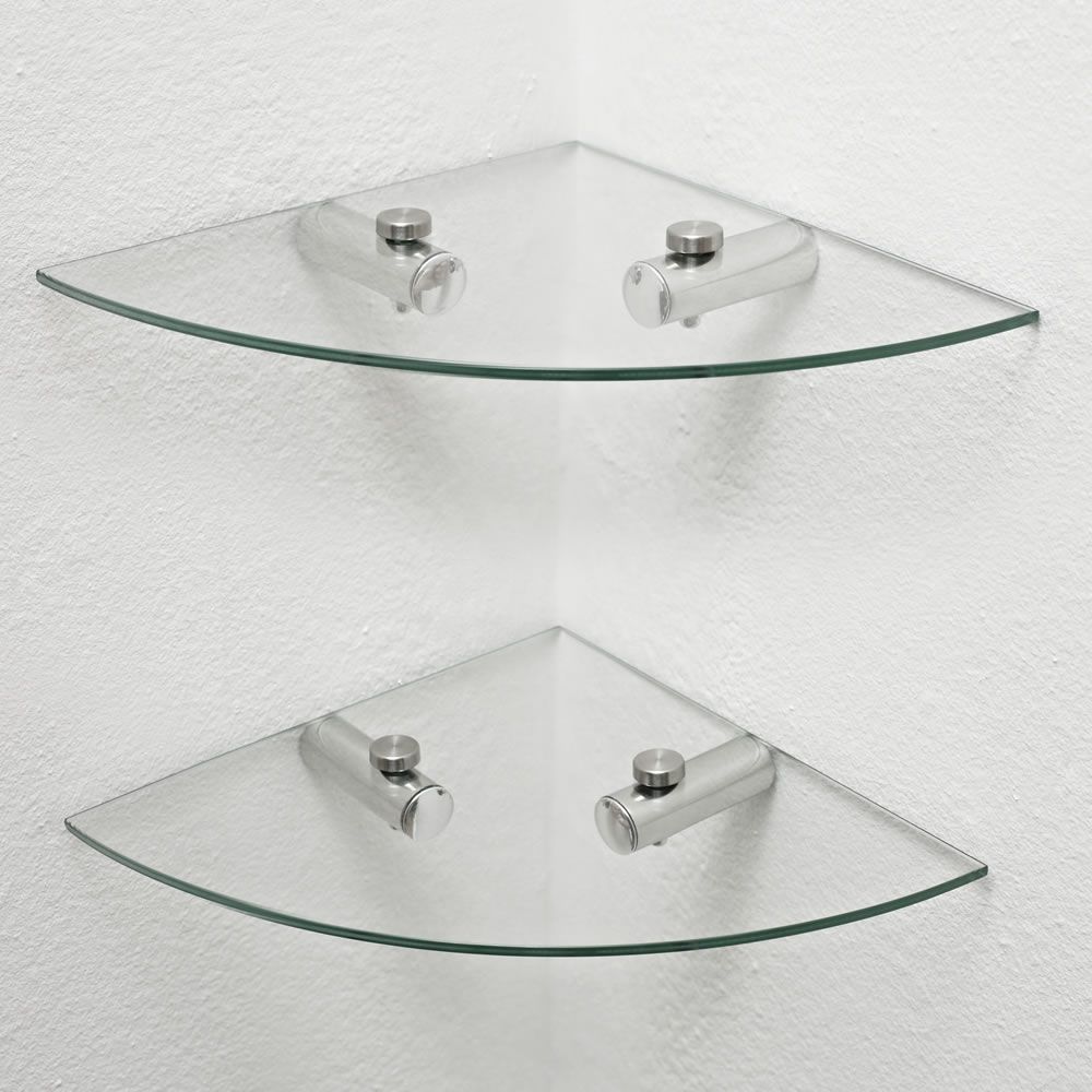 Floating Glass Corner Shelf Glass Corner Shelf As Bathing Inside Floating Glass Corner Shelf (View 10 of 15)