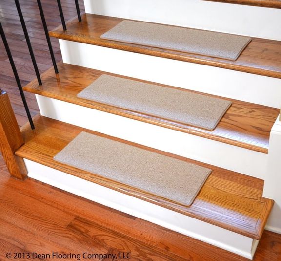 Clear Stair Tread Carpet Protectors