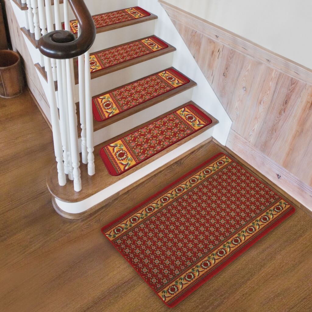 Flooring Grp Non Slip Stair Treads For Metal Stair Steps Non Slip Regarding Individual Stair Tread Rugs (Photo 12 of 15)