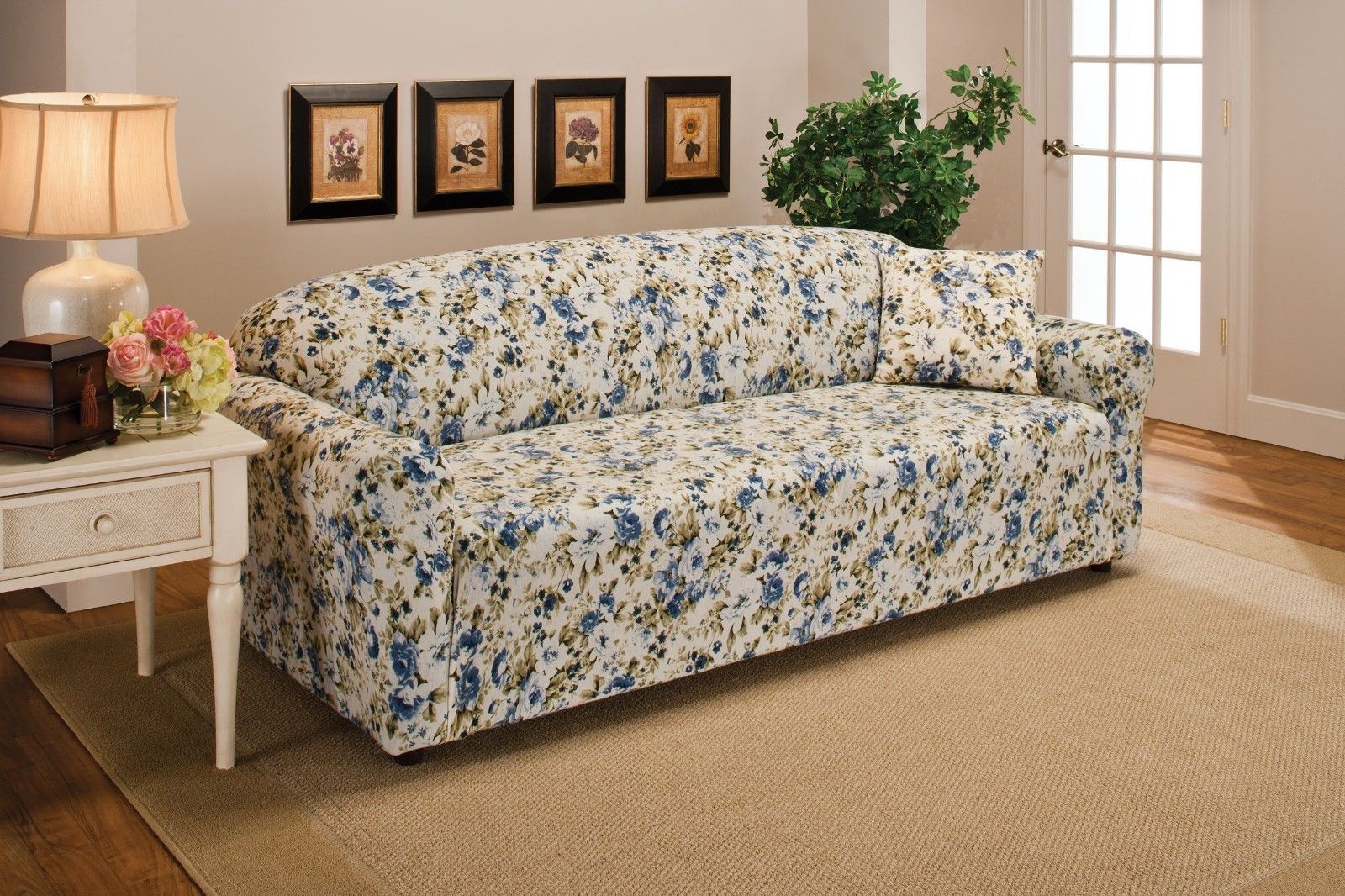 Flower Print Sofa 1970 Floral Sofa Flower Print Couch Suzy Q With Chintz Sofas And Chairs (View 3 of 15)