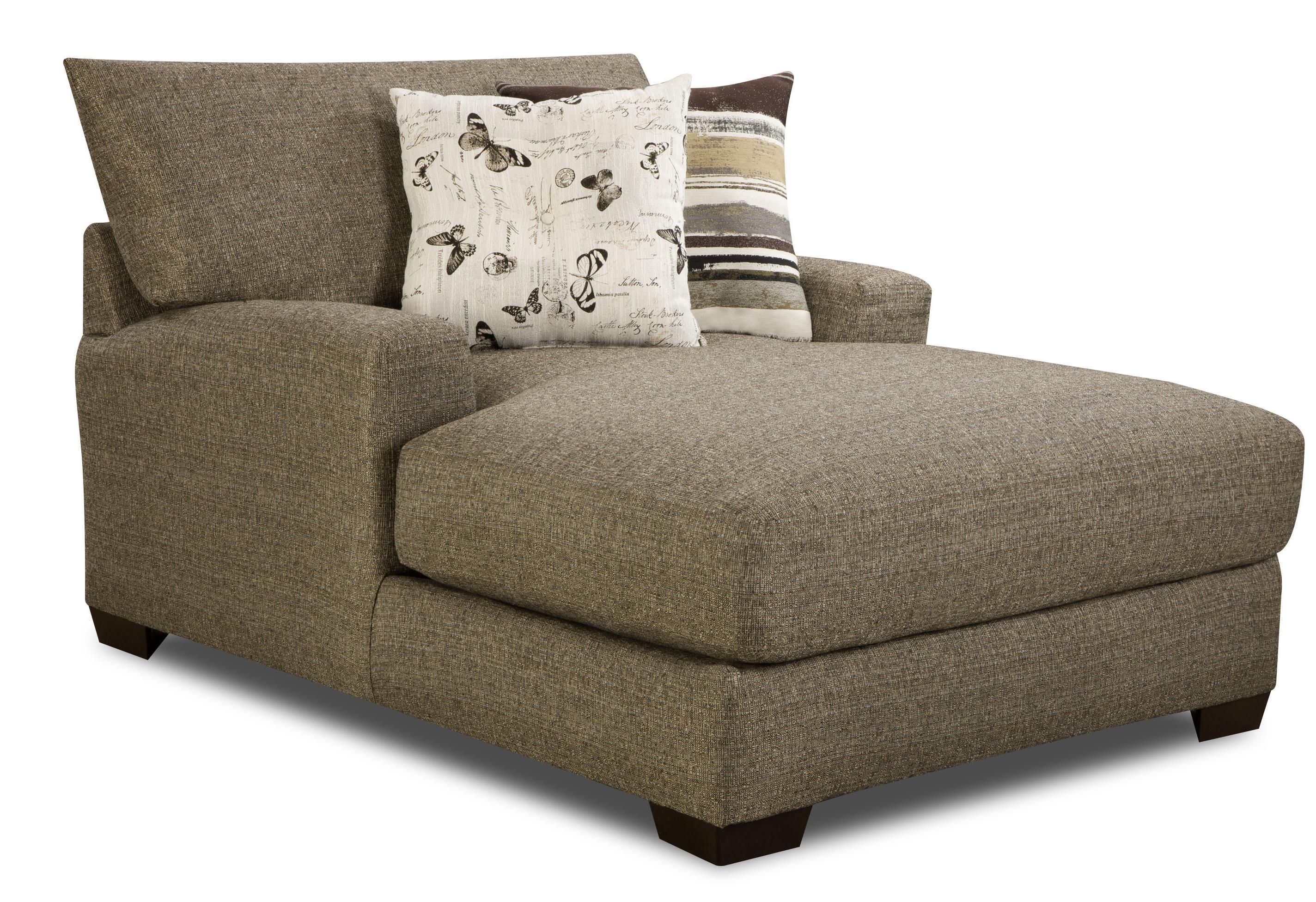 Furniture Microfiber Chaise Lounge For Comfortable Sofa Design Inside Large Sofa Chairs (View 3 of 15)