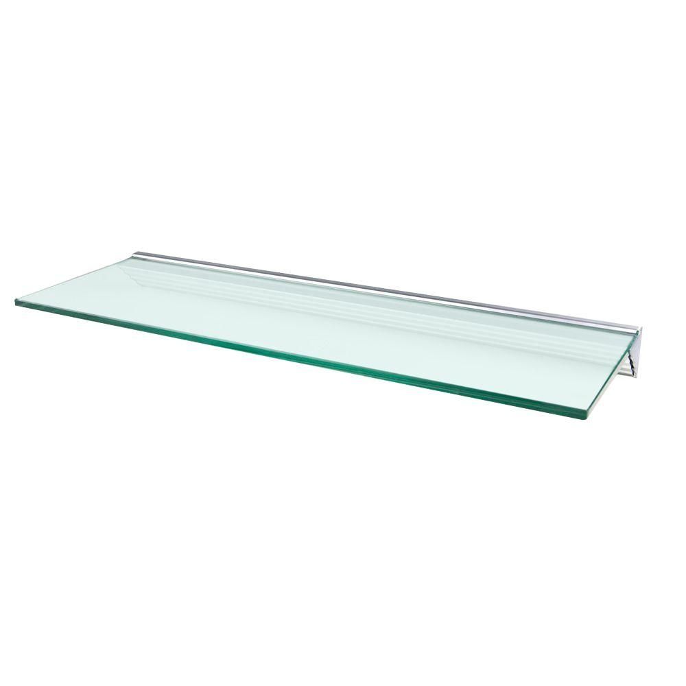 Glass Shelving Bronze Glass Shelf Bracket Supports Design Inside Hanging Glass Shelves Systems (View 14 of 15)