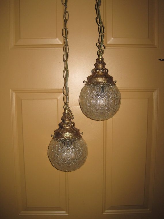 Great Elite Double Pendant Light Fixtures With Round Glass Globe Double Pendant Light Hanging Pendant Light (View 6 of 25)