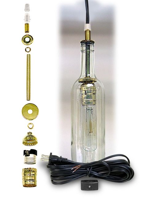 Great High Quality Plug In Pendant Light Kits With Wine Bottle Hanging Lamp Kits National Artcraft (View 13 of 25)