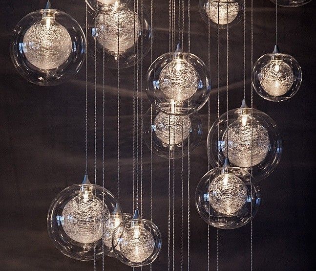 Great Well Known Hand Blown Glass Pendant Lights In 16 Best Globe Lighting Images On Pinterest (View 12 of 25)