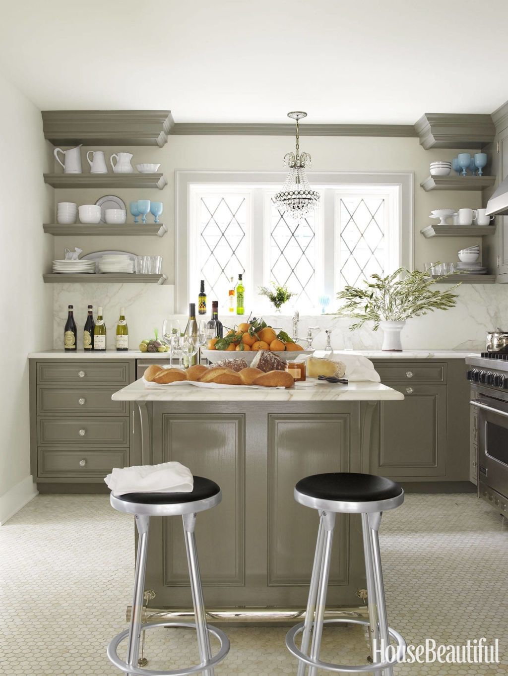 Hate Open Shelving These 15 Kitchens Might Convince You Otherwise Intended For Kitchen Shelves (View 8 of 15)