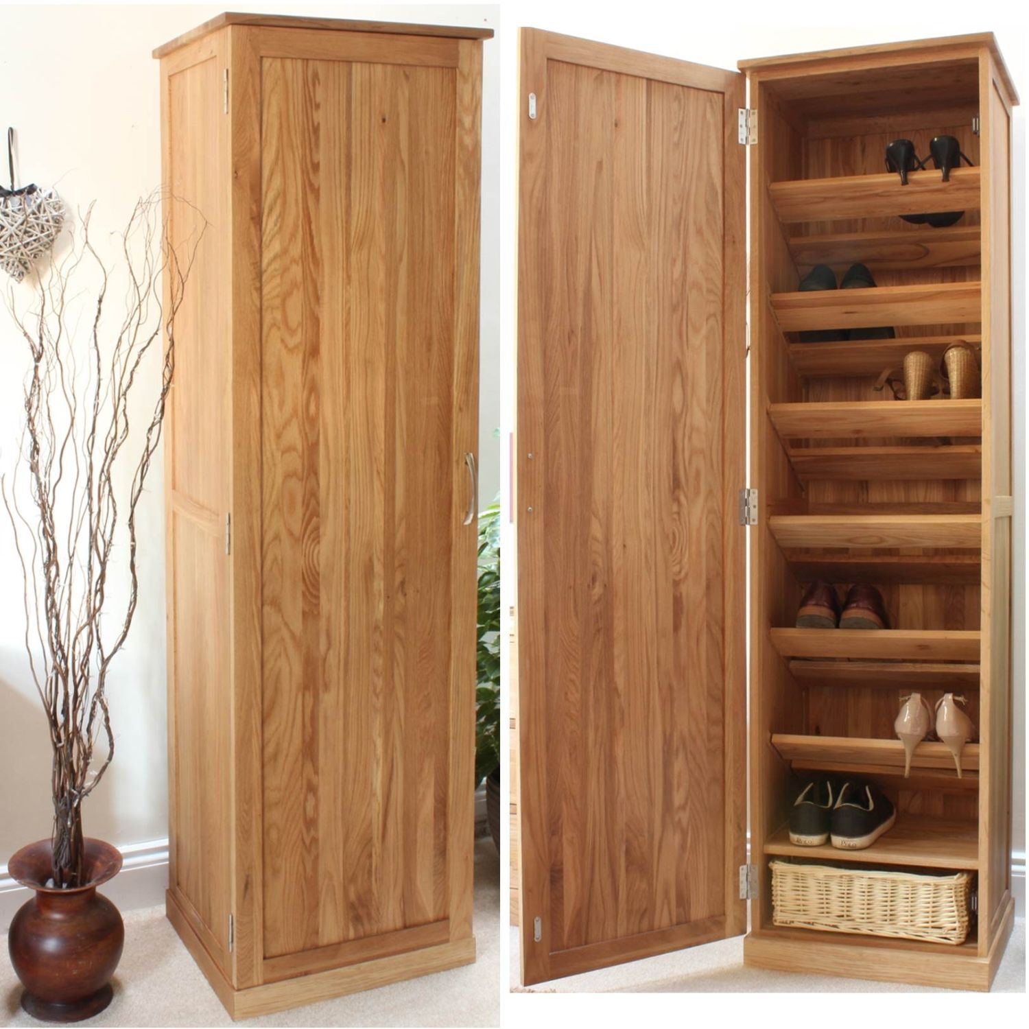 Heavy Hallway Storage Cabinet Contemporary Style Wood Material Within Large Cupboard With Shelves 