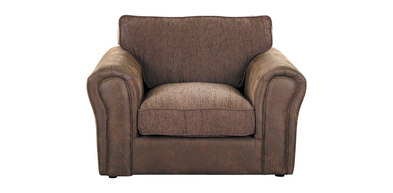 Home Baron Sofa Brown Chair Sofa Sofas And Chairs Avworld With Regard To Brown Sofa Chairs (View 1 of 15)