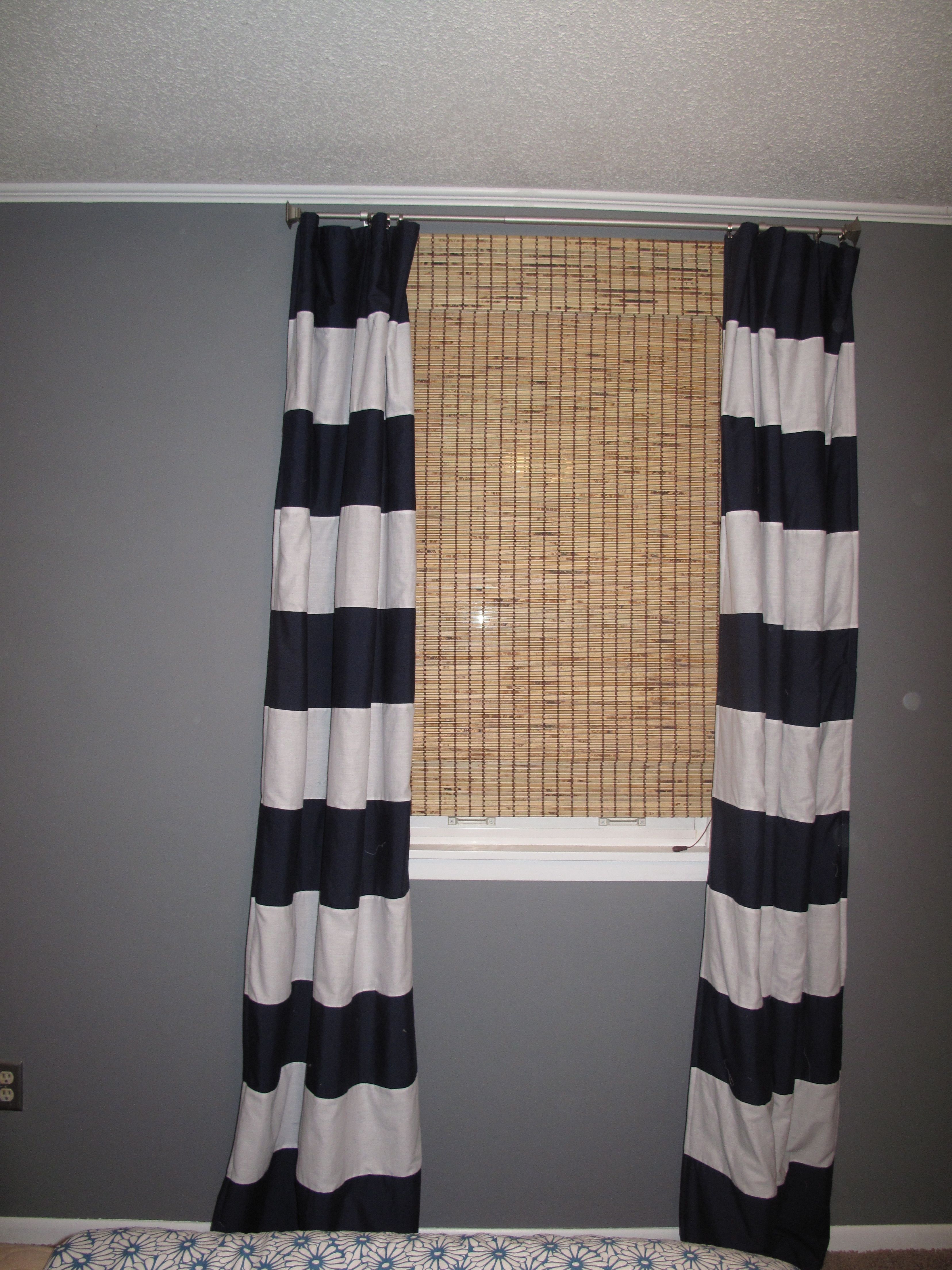 Home Tips Chambray Curtains Crate And Barrel Curtains Navy Intended For Navy And White Curtains (View 14 of 25)