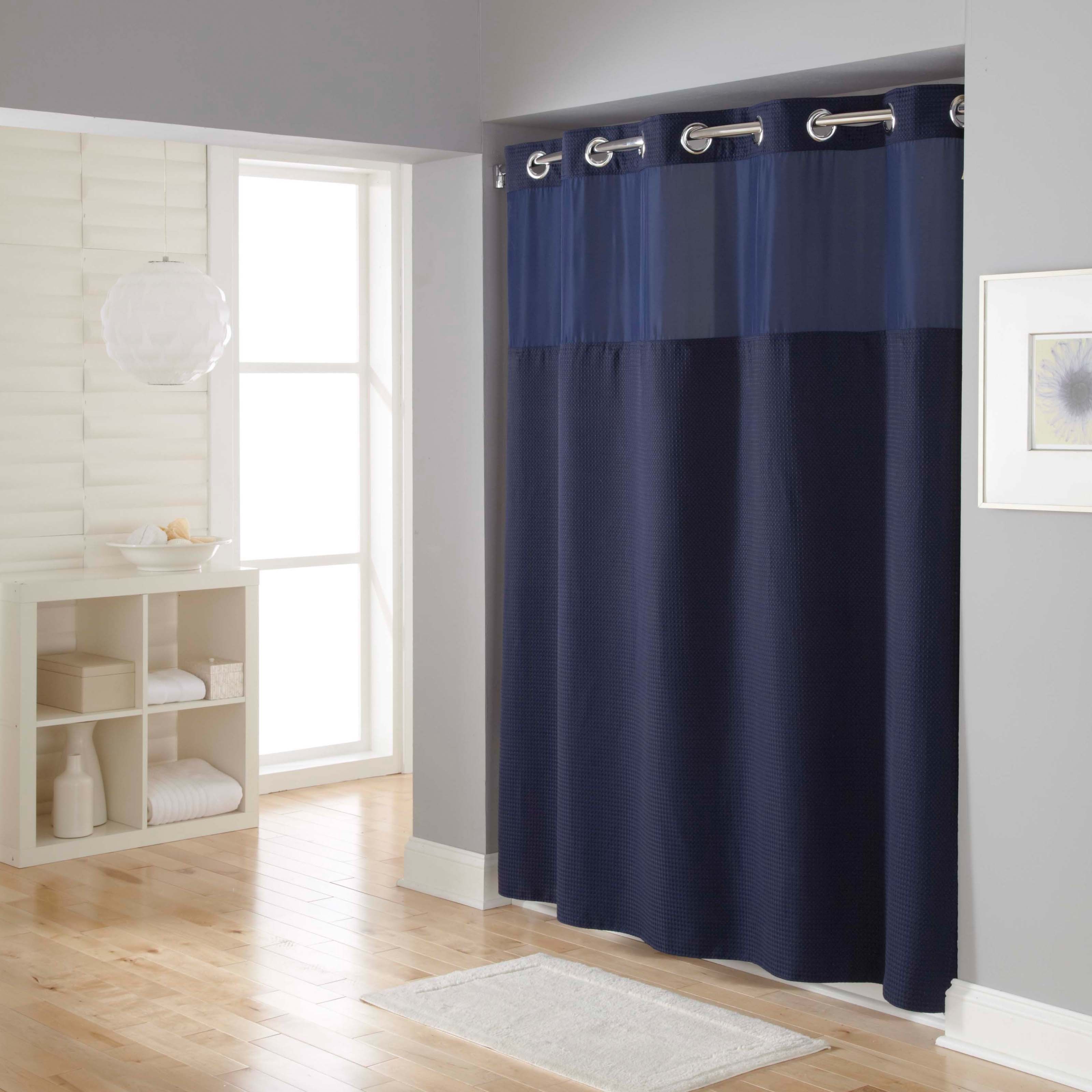 Hookless Mystery Solid Fabric Shower Curtain Shower Curtains At For Hookless Fabric Shower Curtain Liner (View 9 of 25)
