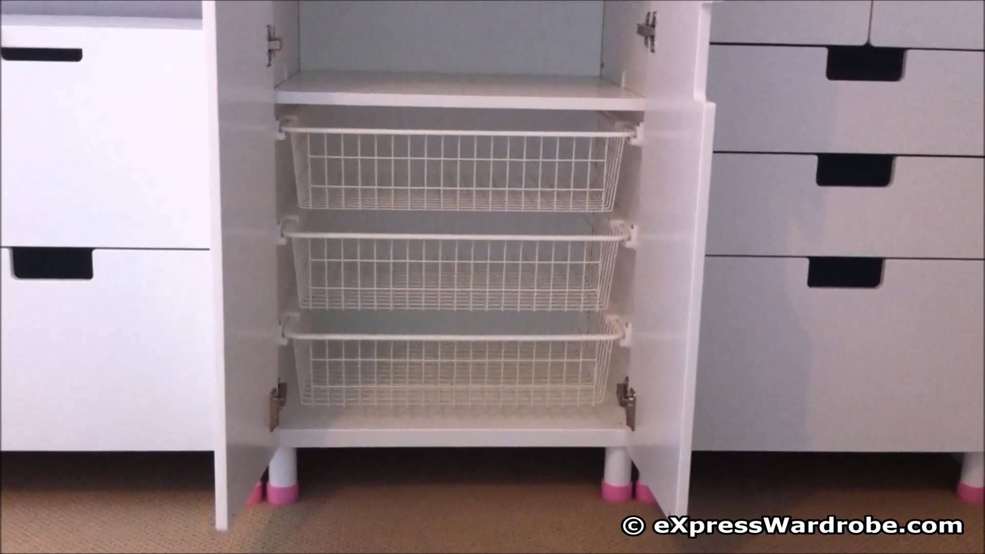 Ikea Stuva Kids Wardrobe Designs Youtube Throughout Cupboard Inserts For Wardrobes (View 24 of 25)
