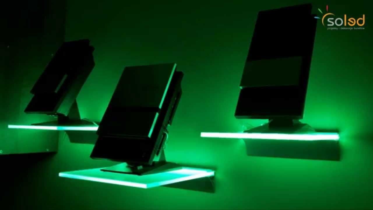 Illuminated Glass Shelves Led Shelves Made To Measure Youtube Intended For Glass Shelves With Lights (View 2 of 15)