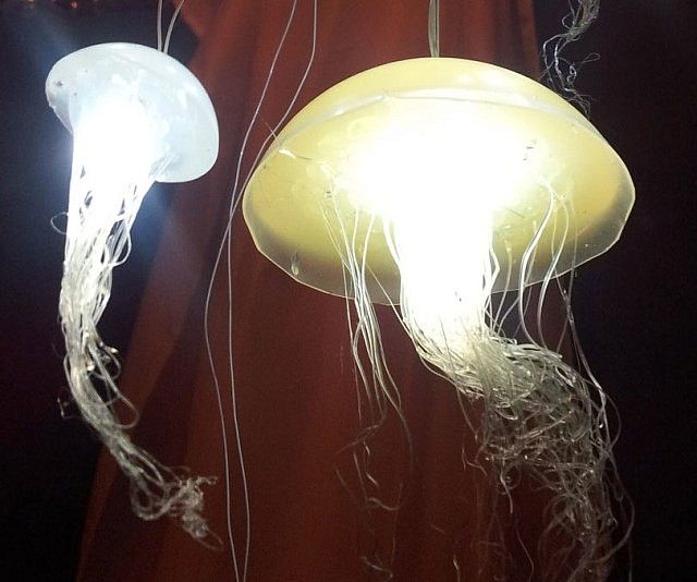 Impressive Best Jellyfish Pendant Lights Intended For Up Hanging Jellyfish (View 5 of 25)