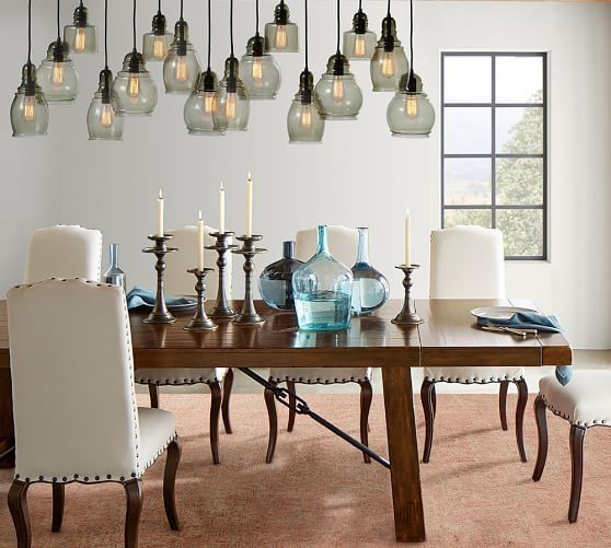 Impressive Best Paxton Glass Pendants With Paxton Glass 16 Light Pendant Pottery Barn (View 5 of 25)