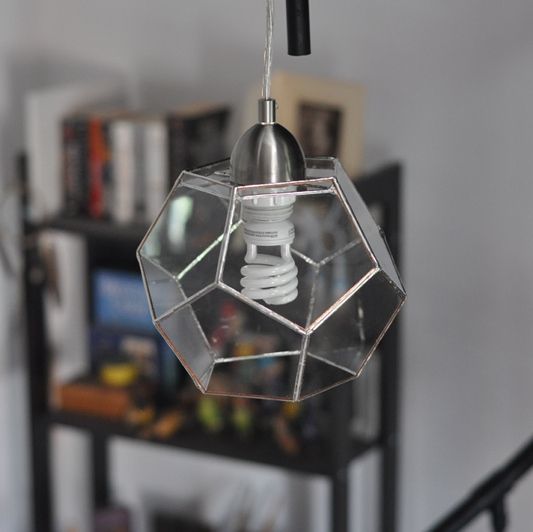 Impressive Famous Dodecahedron Pendant Lights Inside Abj Glassworks Three Dimensional Stained Glass Art Custom (View 7 of 25)