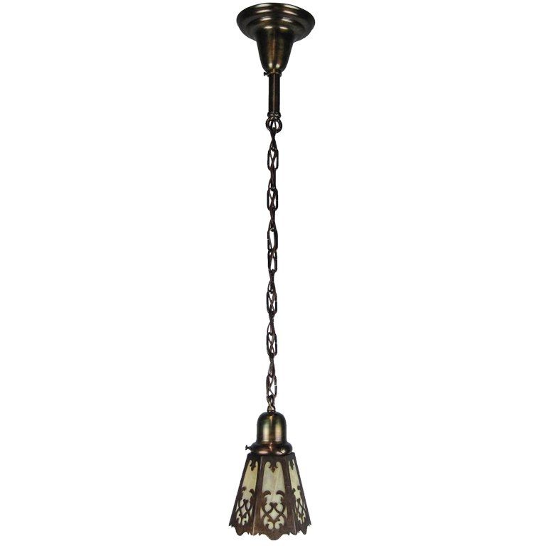 Impressive Fashionable Arts And Crafts Pendant Lights Intended For Arts Crafts Cut Out Pendant Fixture (Photo 23 of 25)