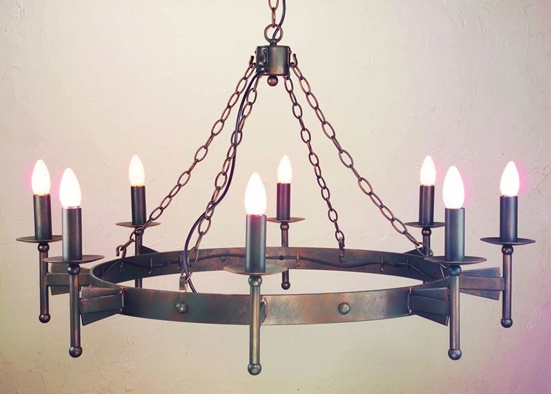 Impressive Top Wrought Iron Lights Intended For Rustic Chandeliers Wrought Iron (View 17 of 25)