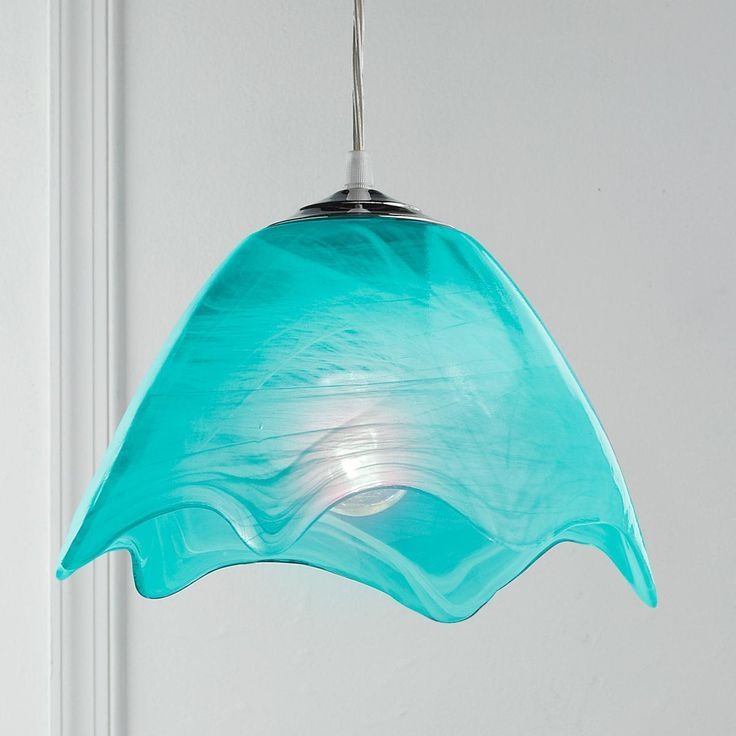 Impressive Unique Aqua Pendant Light Fixtures Pertaining To 41 Best Fused Glass Lights Images On Pinterest (View 25 of 25)