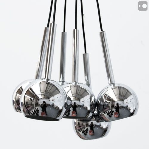 Innovative Favorite 1960s Pendant Lights Intended For Chrome Retro Ceiling 1960s Lights Retro Lamps 1960 Theory Of (View 25 of 25)