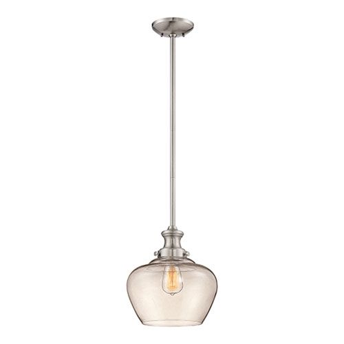 Innovative Preferred Pendant Lighting Brushed Nickel Throughout Collection In Brushed Nickel Pendant Light Nickel Brushed Pendant (View 7 of 25)
