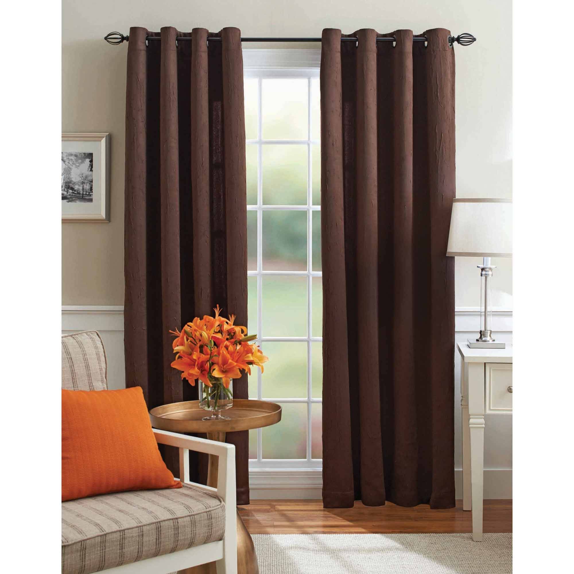 Interior Best Collection Walmart Drapes With Lovely Accent Colors Inside 92 Inches Long Curtains (View 22 of 25)